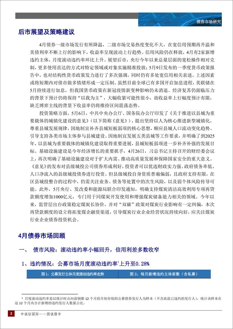 《中诚信-中诚信国际图说债市月报—2022年4月-17页》 - 第3页预览图