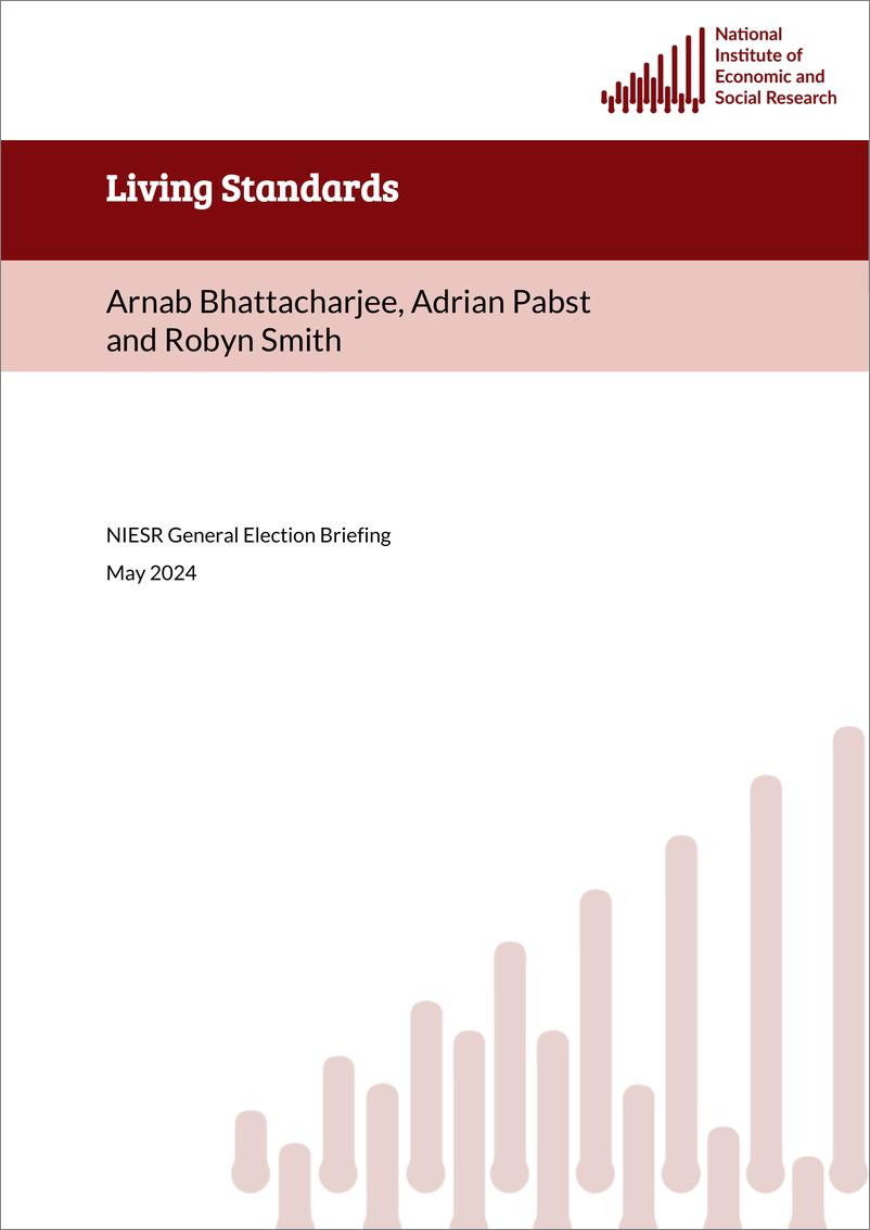 《英国国家经济和社会研究所-生活水平（英）-2024.5-18页》 - 第1页预览图