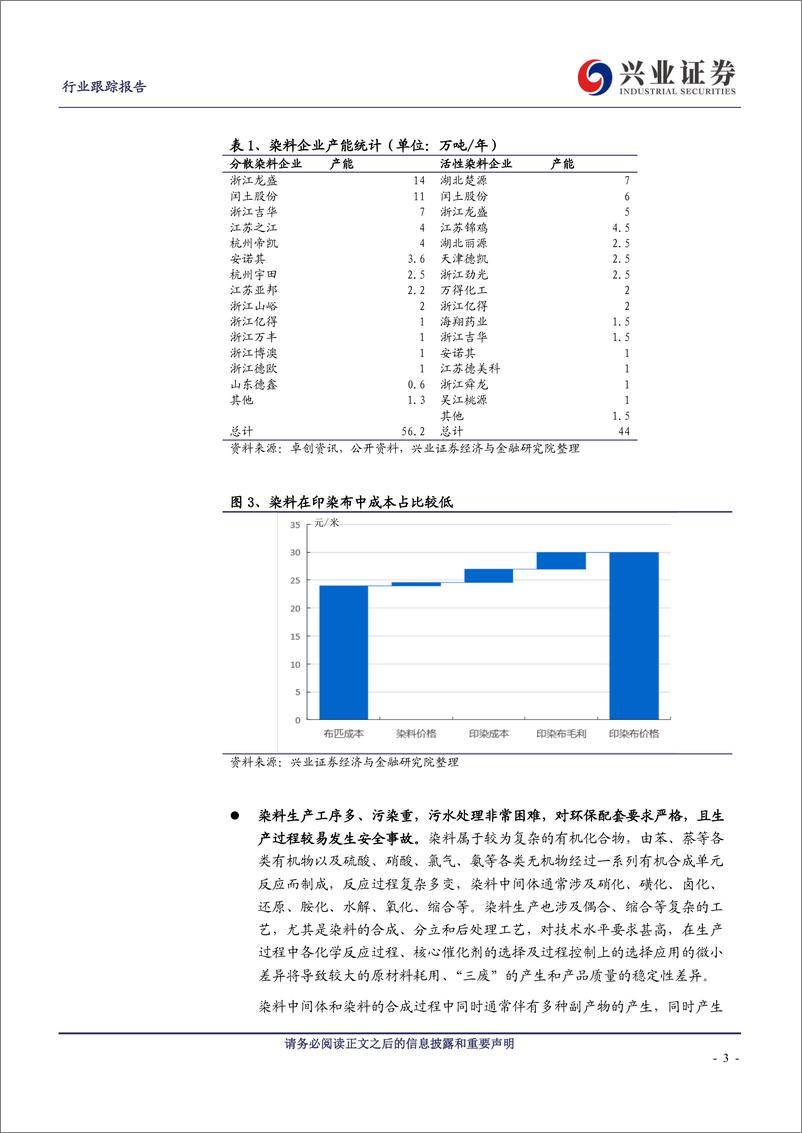 《纺织化学用品行业：环保及安全事故重塑格局，染料行业强者恒强-20190409-兴业证券-10页》 - 第4页预览图