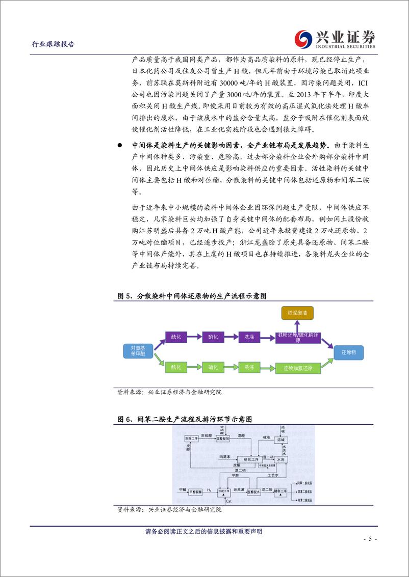 《纺织化学用品行业：环保及安全事故重塑格局，染料行业强者恒强-20190409-兴业证券-10页》 - 第6页预览图