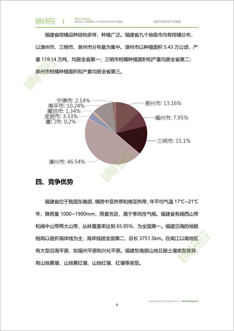 《农小蜂-中国柑橘十大产区系列研究简报（七）-福建省》 - 第7页预览图