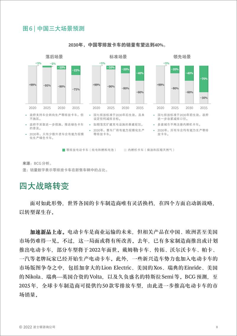 《BCG 全球绿色卡车转型风起云涌，商业运输何以为战？-13页》 - 第8页预览图