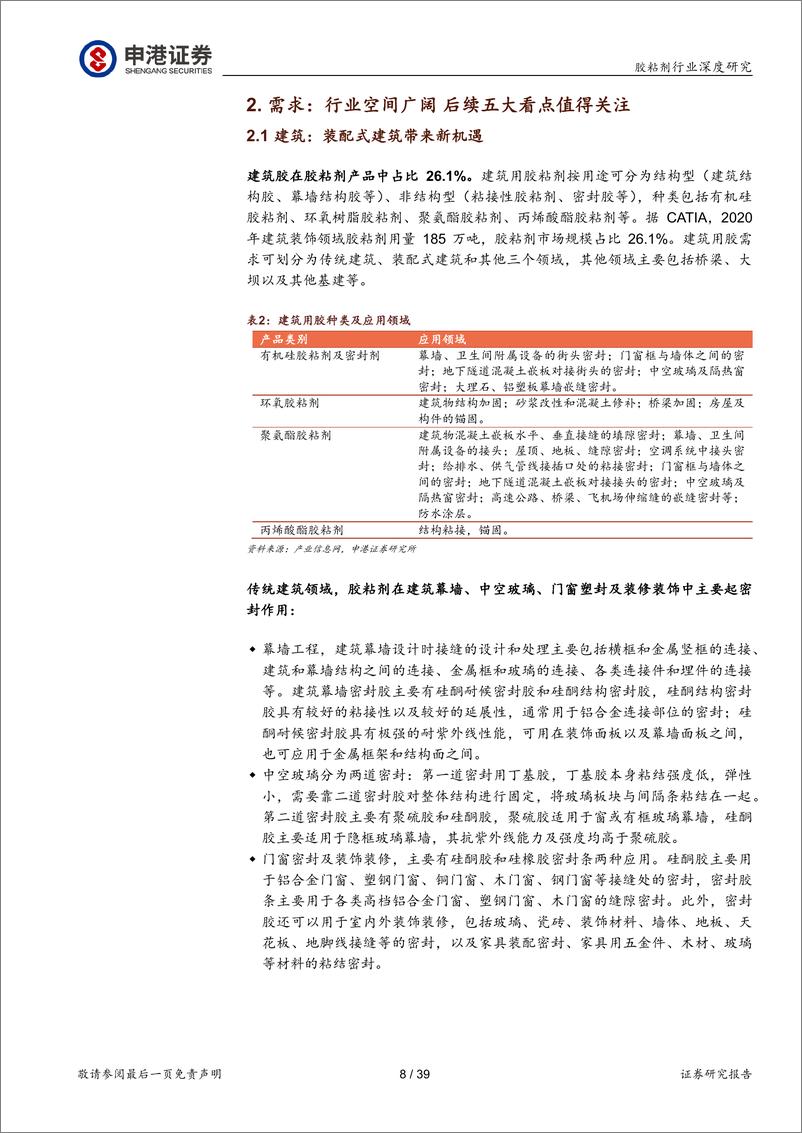 《申港证券-胶粘剂行业深度研究：掘金胶粘剂千亿市场正当时》 - 第8页预览图