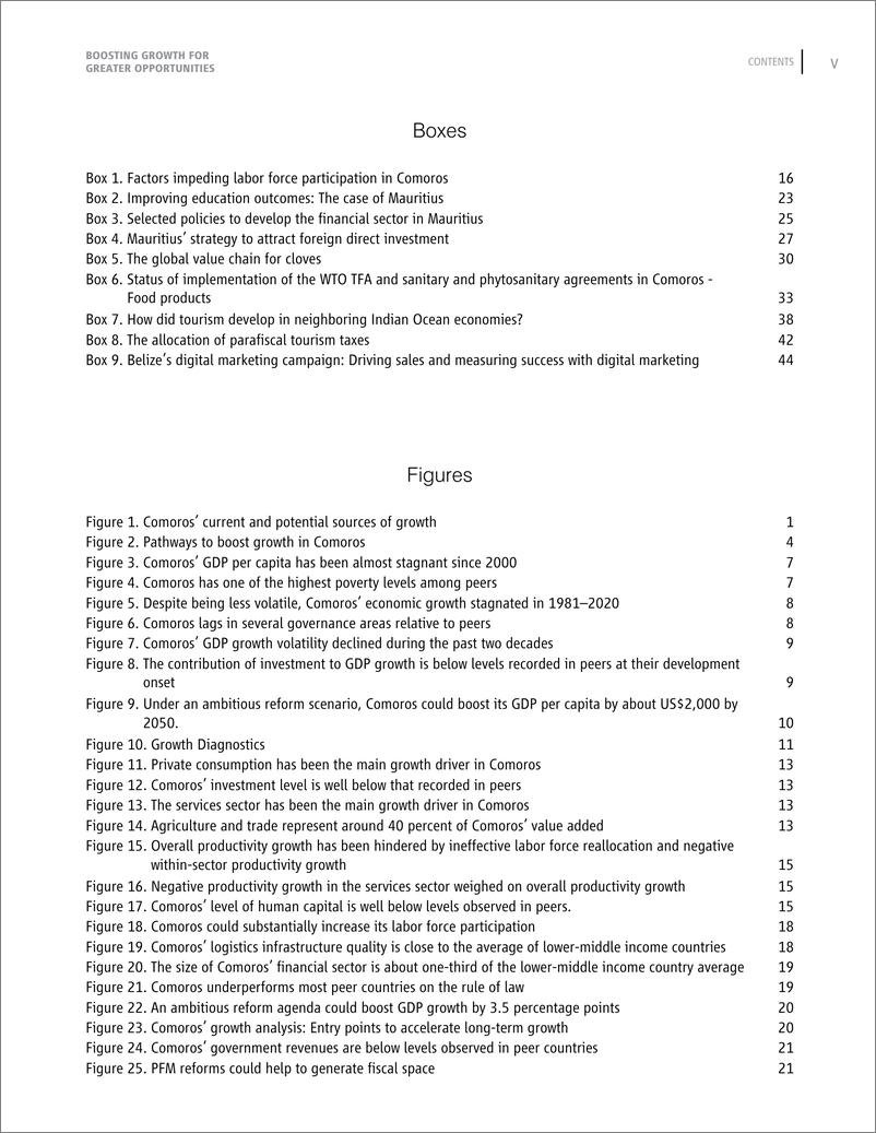 《世界银行-科摩罗联盟国家经济备忘录：促进增长创造更大机遇（英）-2023.9-79页》 - 第7页预览图