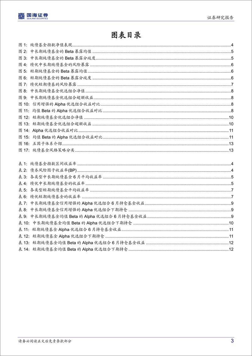 《纯债基金研究跟踪月报（2022年07月）：提升凸性应对债市隐忧，纯债基金久期为盾信用为矛-20220703-国海证券-16页》 - 第4页预览图