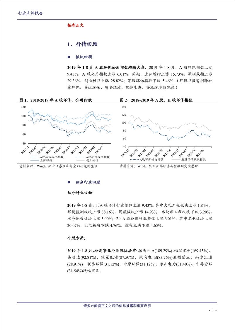 《环保公用行业2019中报总结：板块持仓处于底部，火电业绩大幅增长-20190901-兴业证券-11页》 - 第4页预览图