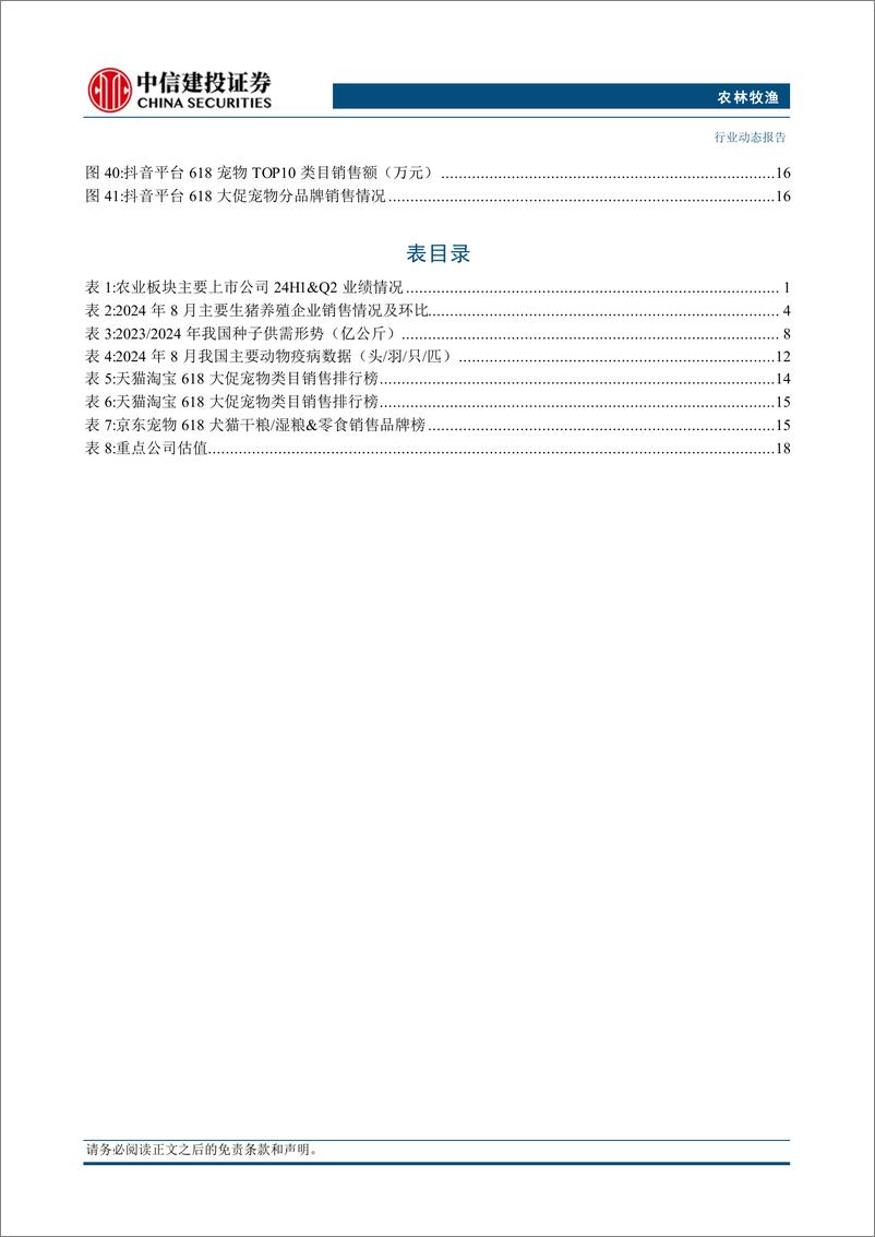 《农林牧渔行业：8月宠粮出口增长显著，国内市场增长韧性十足-240923-中信建投-25页》 - 第4页预览图