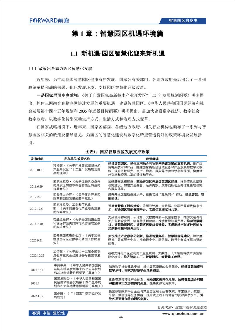 《前瞻产业研究院-中国智慧园区发展白皮书（2022）-60页》 - 第6页预览图