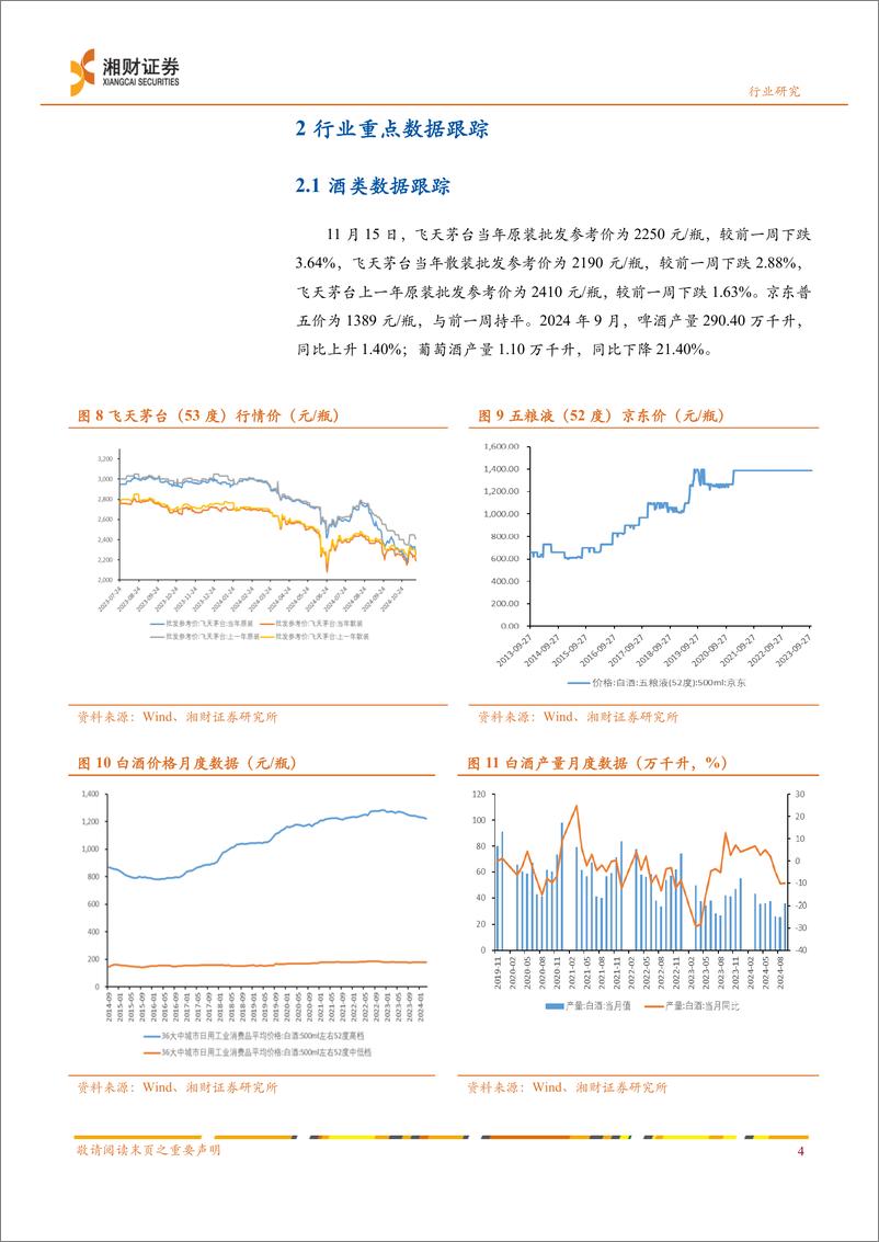 《食品饮料行业：社零数据超预期，消费市场明显回暖-241116-湘财证券-10页》 - 第5页预览图