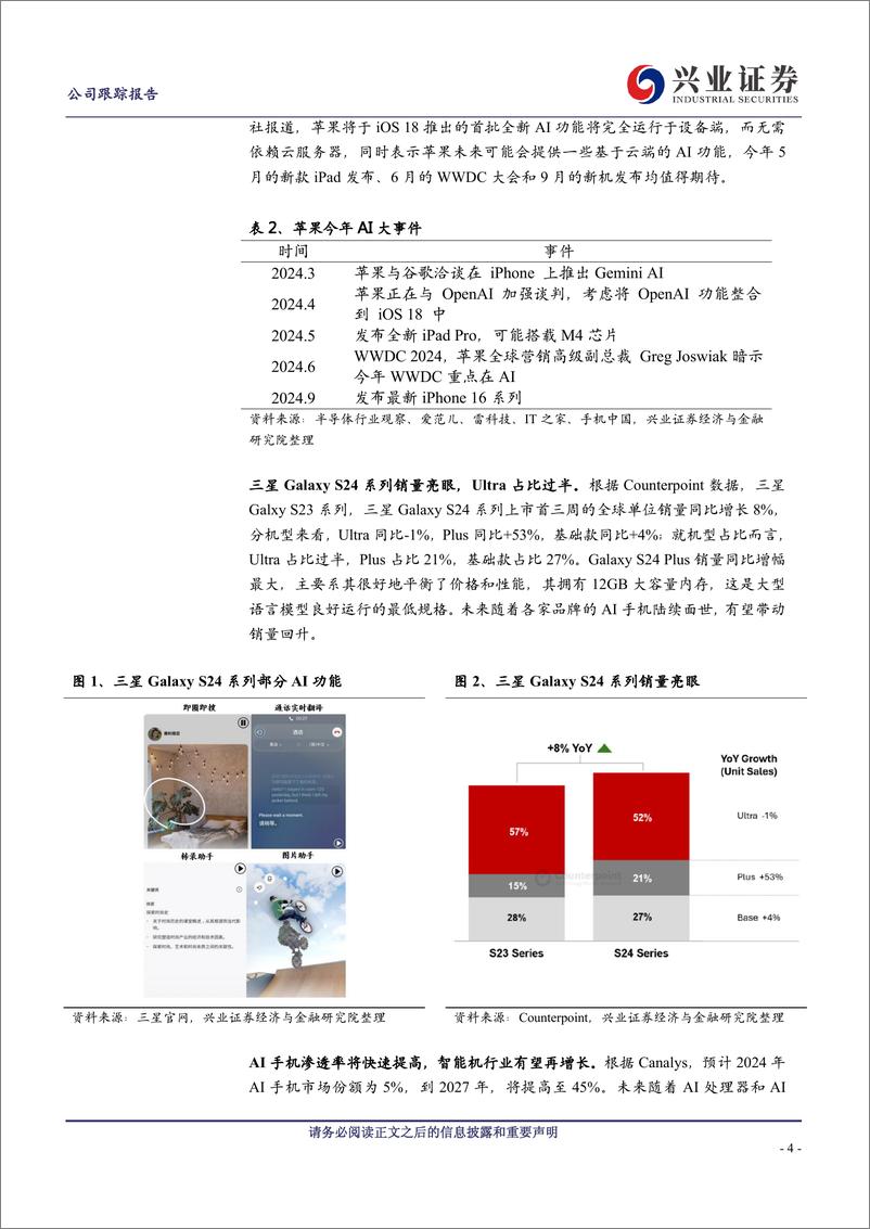 《鹏鼎控股(002938)端侧AI渐行渐近，PCB龙头受益软硬板量价双升趋势-240505-兴业证券-14页》 - 第4页预览图