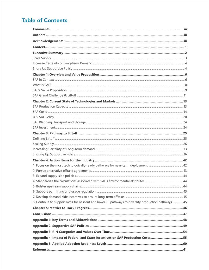 美国能源部发布《可持续航空燃料的商业腾飞之路》报告-66页 - 第4页预览图