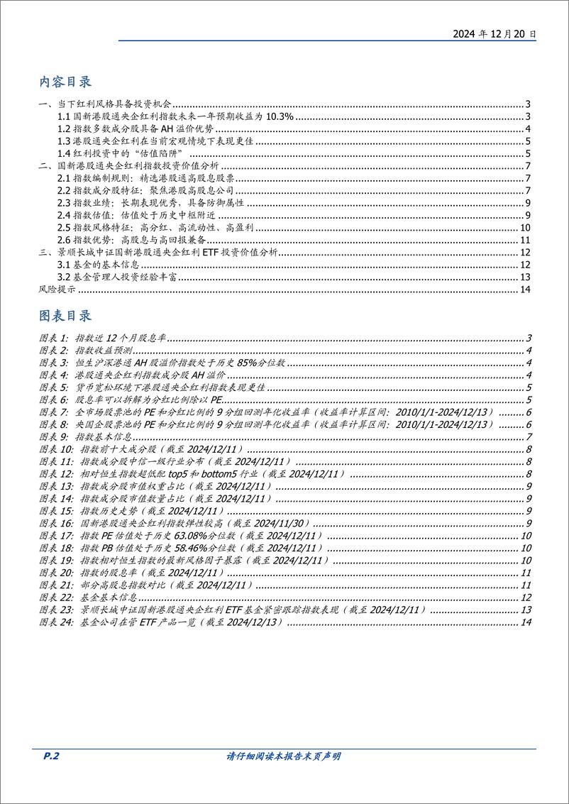 《量化分析报告-景顺长城中证国新港股通央企红利ETF投资价值分析：当前港股红利具备较佳的投资机会-241220-国盛证券-15页》 - 第2页预览图