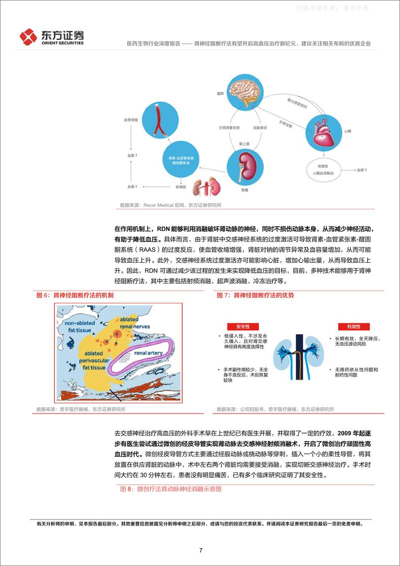 《东方证券-医药生物行业深度报告：肾神经阻断疗法有望开启高血压治疗新纪元，建议关注相关布局的优质企业-230419》 - 第7页预览图