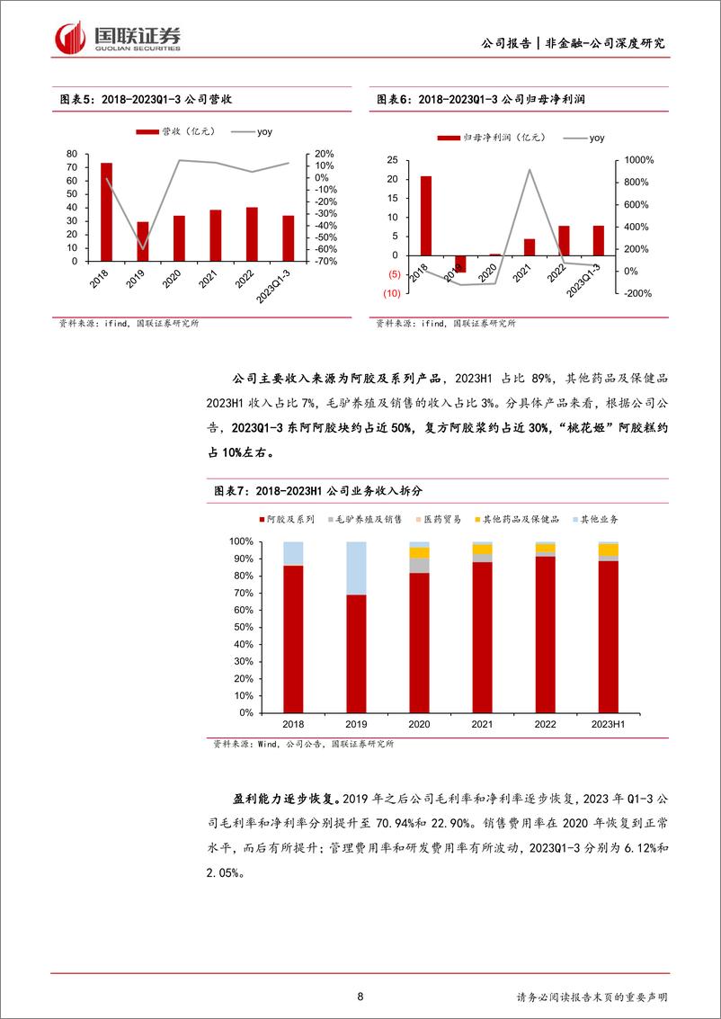 《深度报告-20240228-国联证券-东阿阿胶-000423.SZ-滋补类中药龙药品+健康消费品双轮驱291mb》 - 第8页预览图