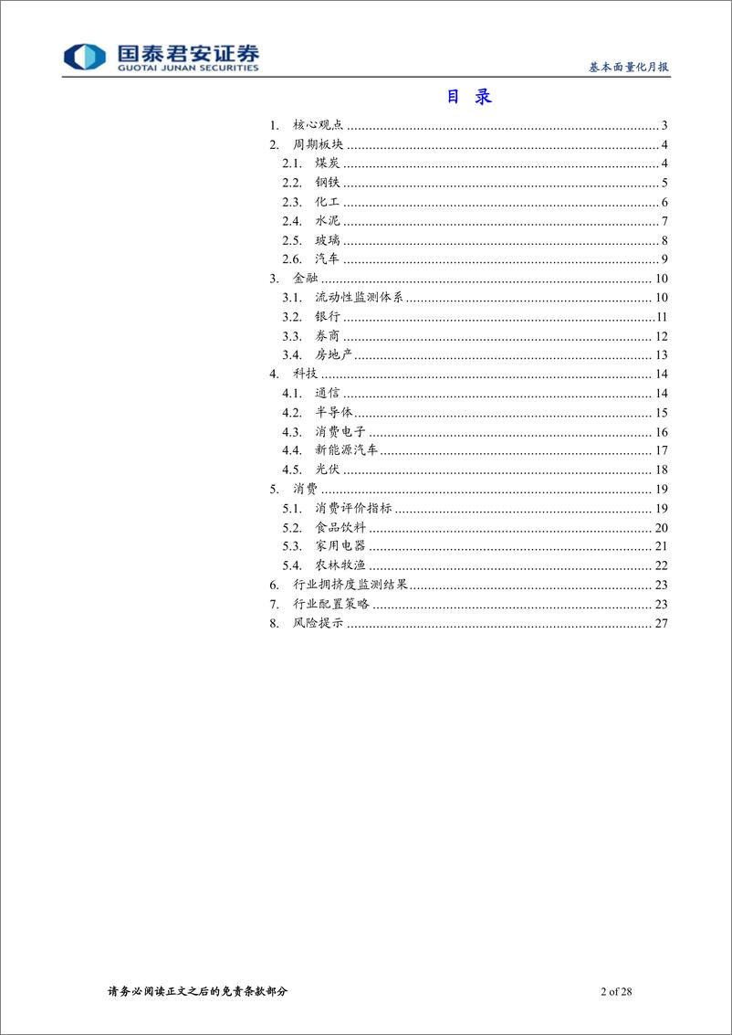 《2022年11月基本面量化月报：基本面量化&ETF轮动策略，光伏景气再度回升-20221106-国泰君安-28页》 - 第3页预览图