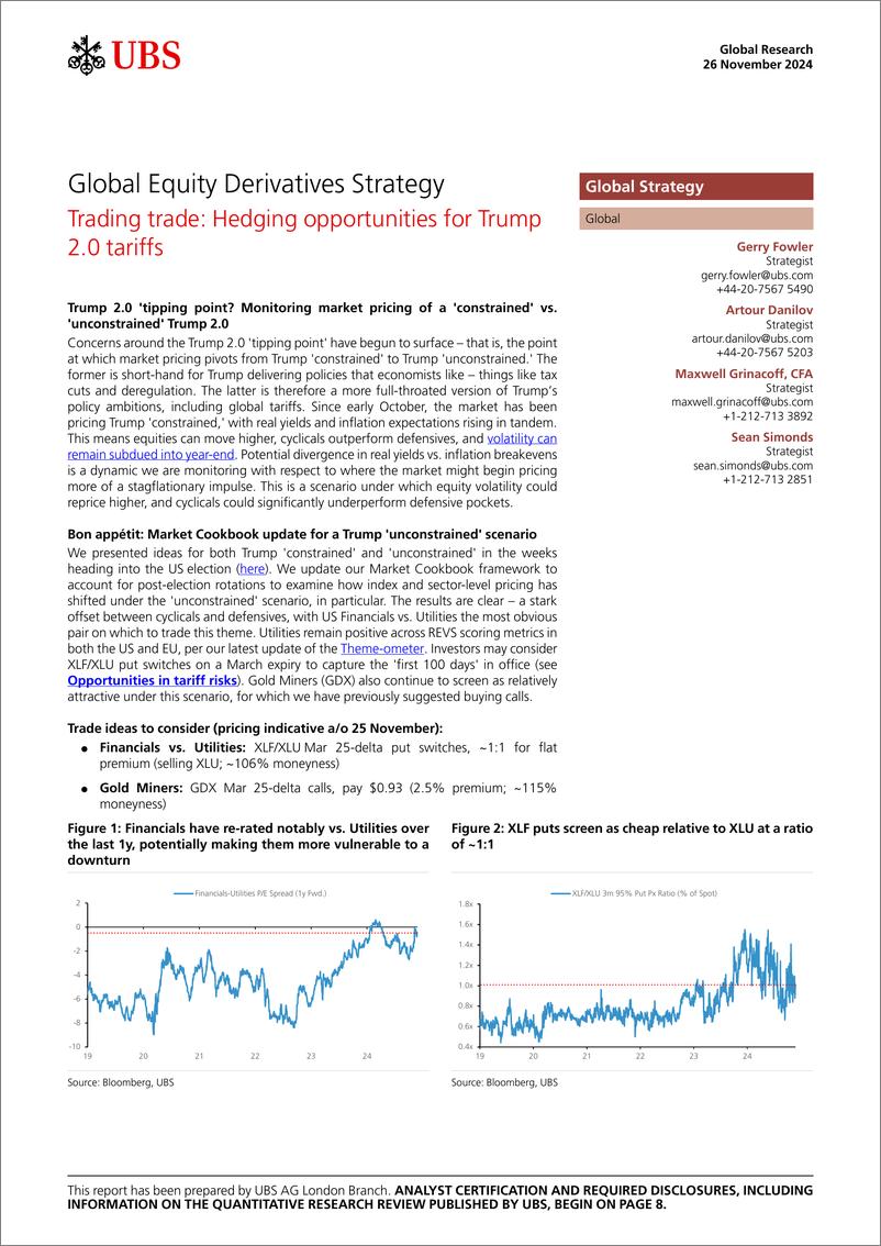 《UBS Equities-Global Equity Derivatives Strategy _Trading trade Hedging o...-111809141》 - 第1页预览图