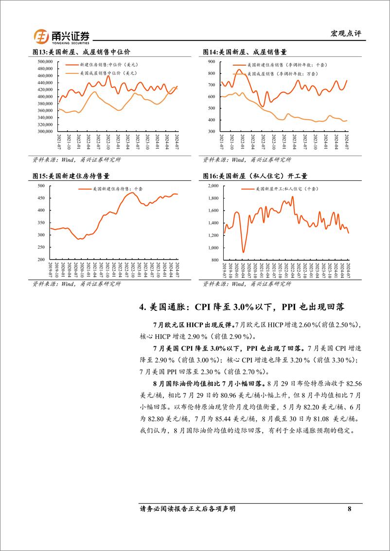 《8月海外环境分析：美国经济“软着陆”的概率-240902-甬兴证券-11页》 - 第8页预览图