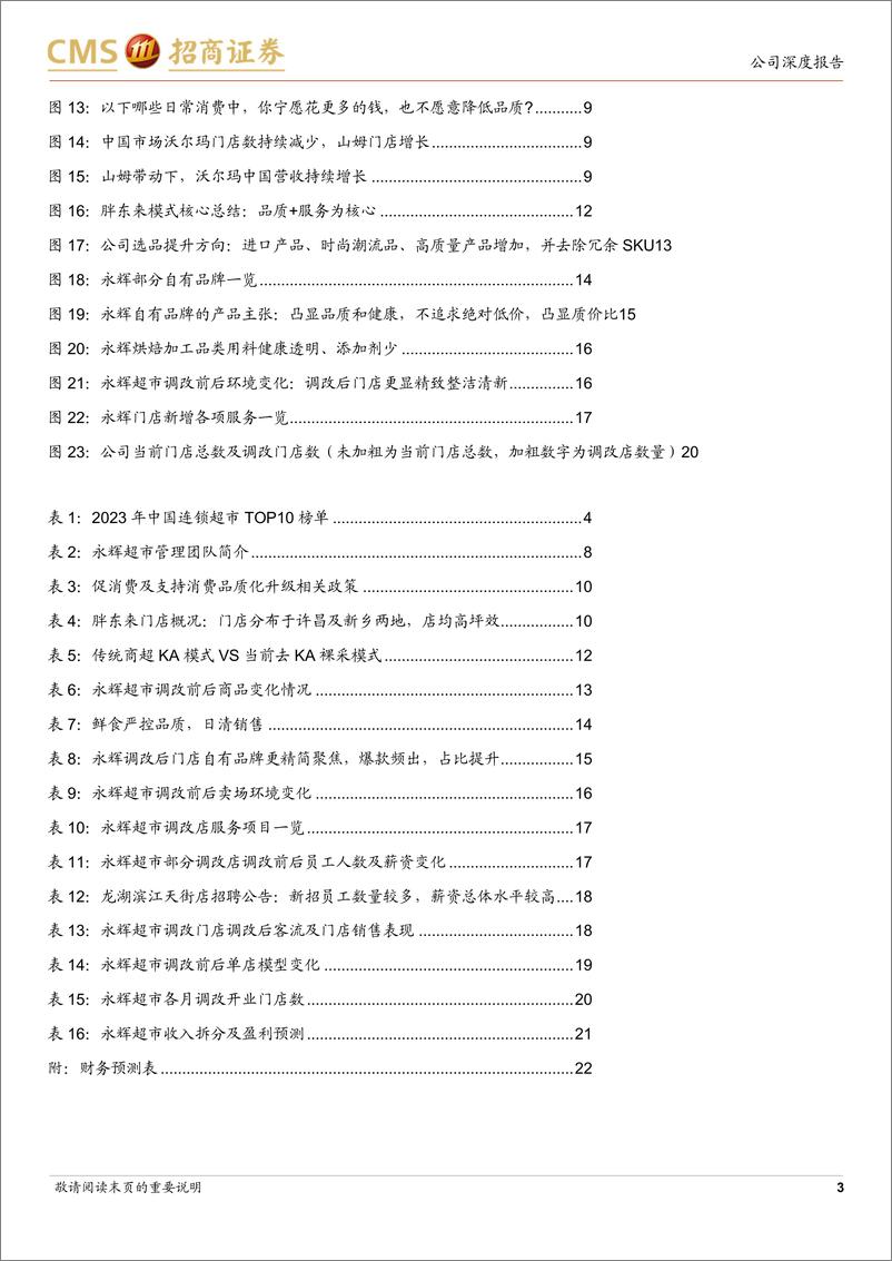 《永辉超市(601933)转型品质零售，超市龙头涅槃重生-241229-招商证券-23页》 - 第3页预览图