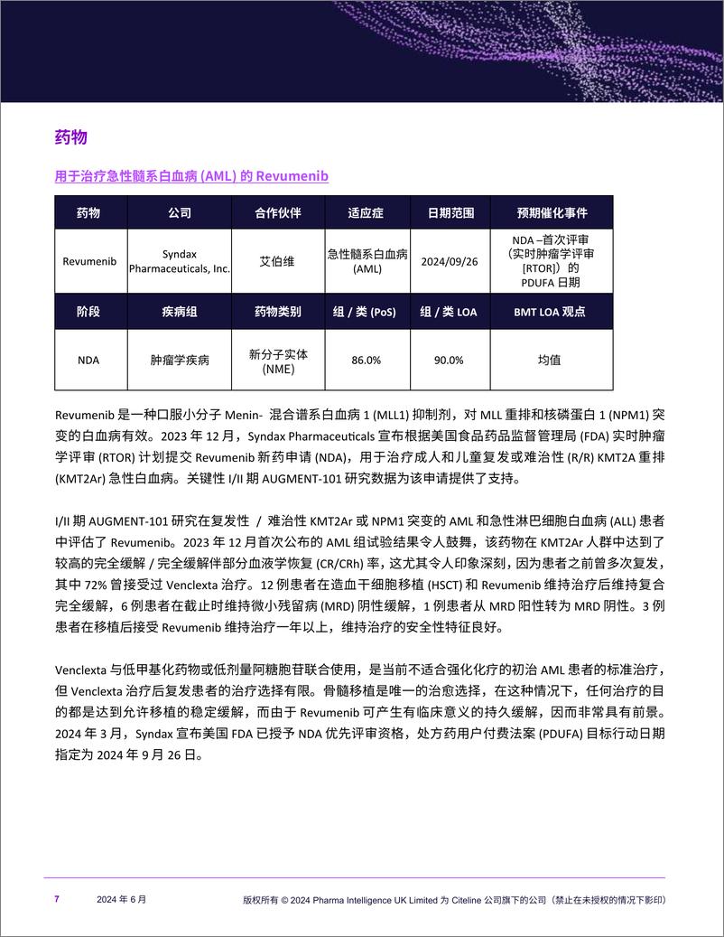 《Citeline_2024年第三季度展望报告》 - 第7页预览图