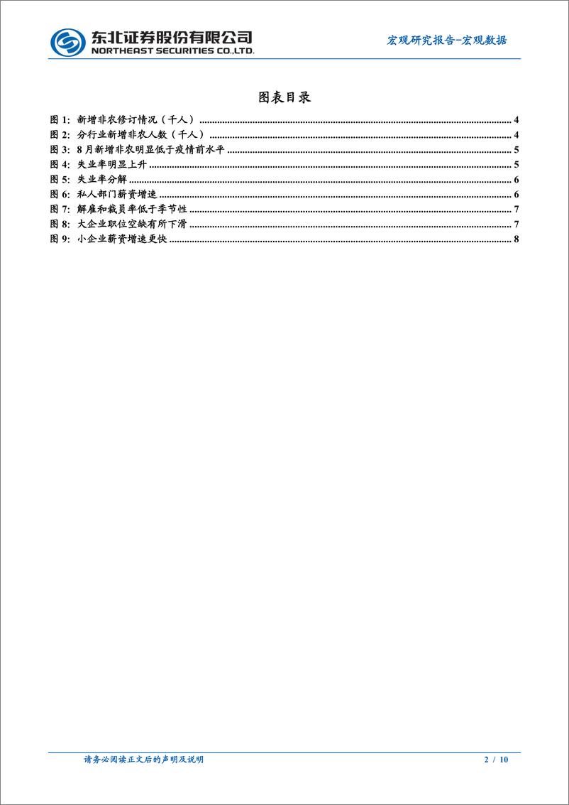 《8月非农数据点评：就业偏弱，失业率下降-240907-东北证券-10页》 - 第2页预览图