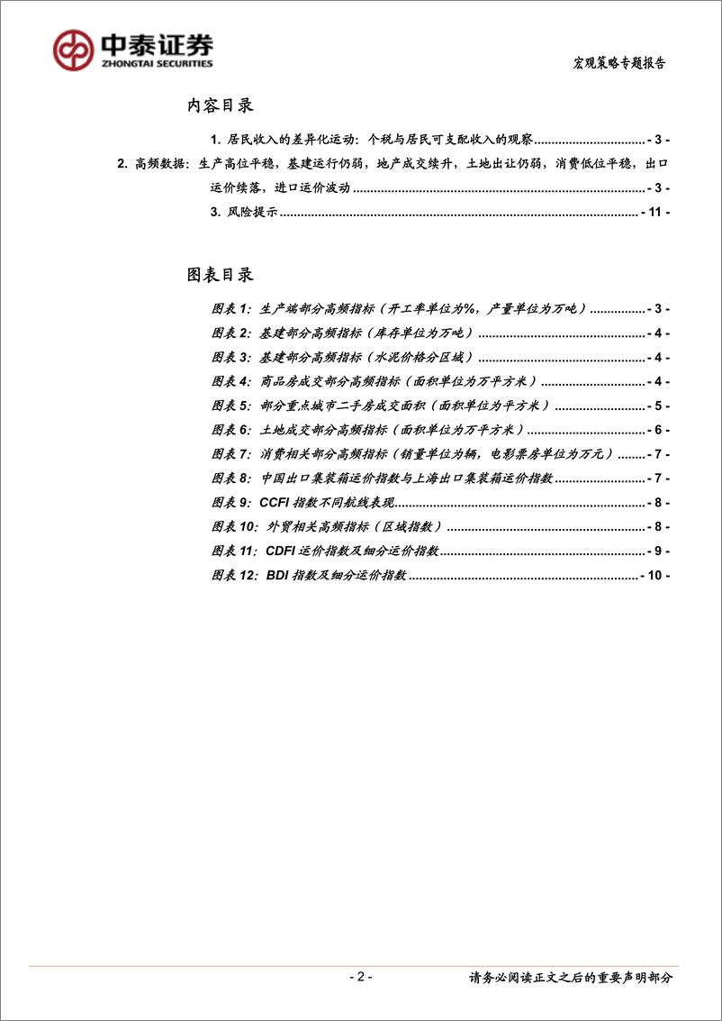 《当前经济与政策思考：居民收入的差异化运动-240324-中泰证券-14页》 - 第2页预览图