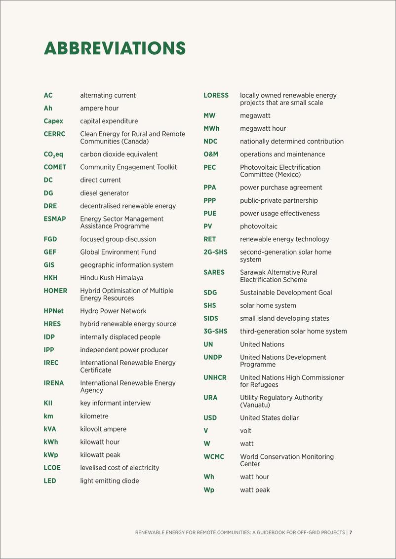 《2023偏远社区的可再生能源：离网项目指南报告（英文版）-IRENA》 - 第7页预览图