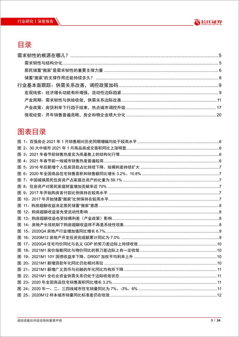 《地产行业基本面跟踪系列报告一：需求韧性的根源在哪儿？-20210222-长江证券-24页》 - 第3页预览图