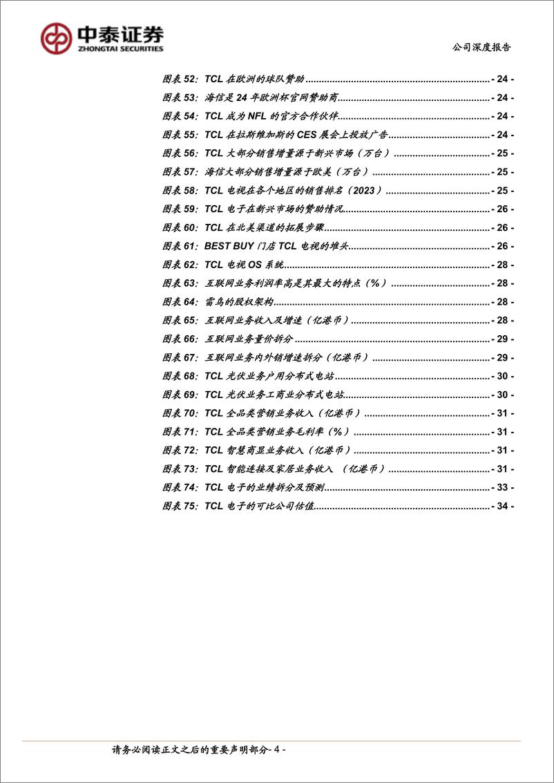 《TCL电子(1070.HK)2024，重新出发-240619-中泰证券-38页》 - 第4页预览图