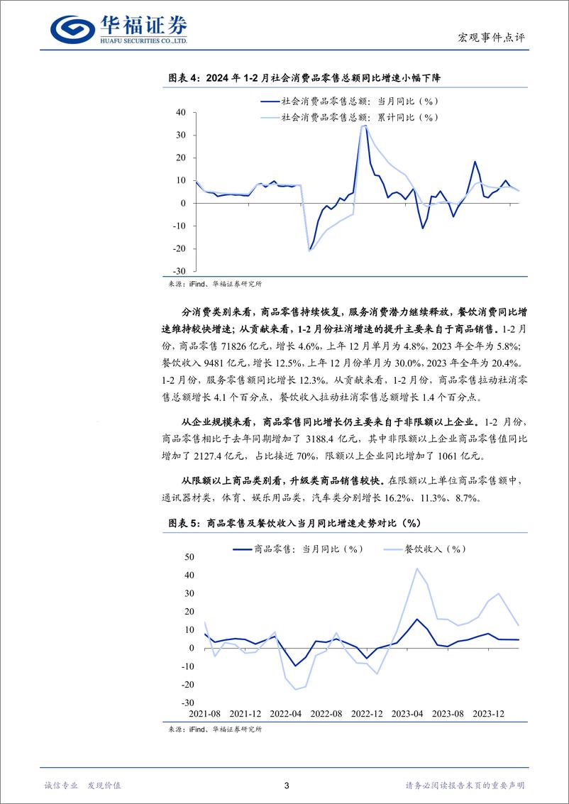 《经济数据点评：经济增长平稳开局-240318-华福证券-11页》 - 第4页预览图