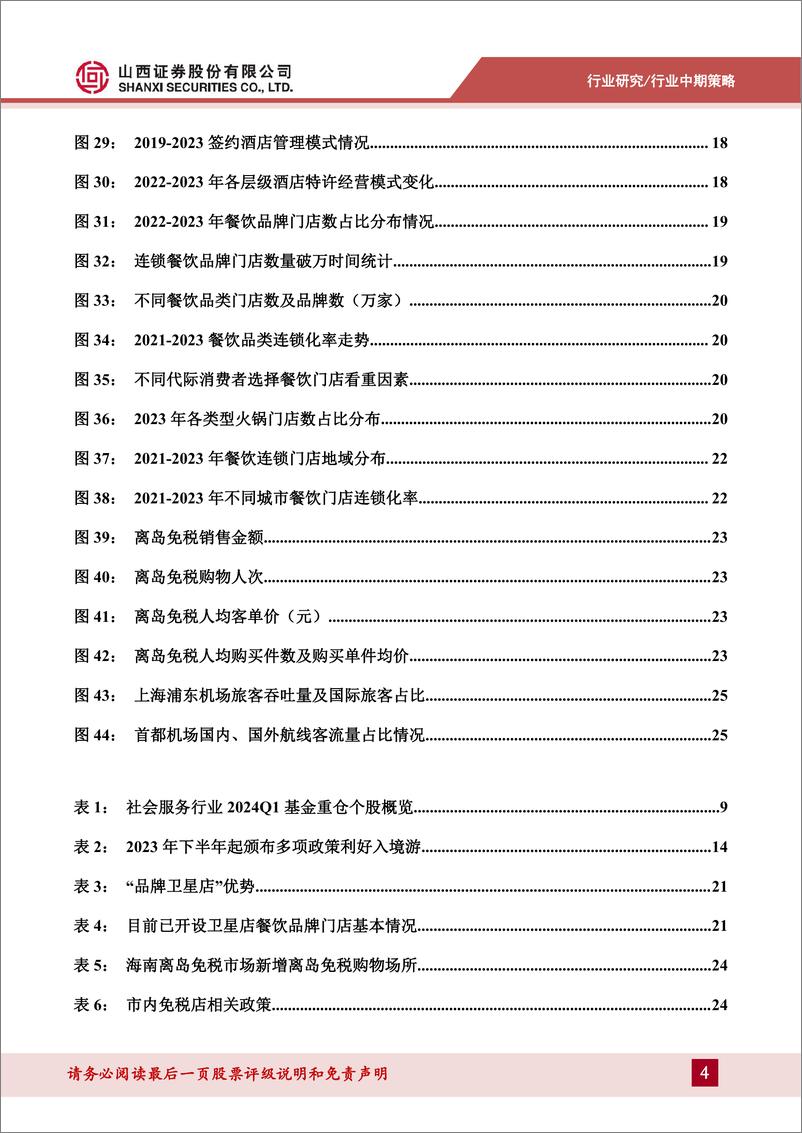 《社会服务行业2024年中期策略：需求分层、理性消费、体验为王，文旅新玩法促进旅游消费释放-240704-山西证券-30页》 - 第4页预览图