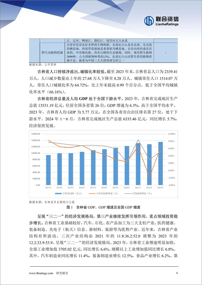 《地方政府与城投企业债务风险研究报告-吉林篇》 - 第4页预览图