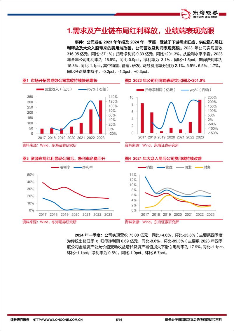 《国轩高科(002074)公司简评报告：大众入局赋能公司转型，积极出海拥抱全球电动化浪潮-240513-东海证券-16页》 - 第5页预览图