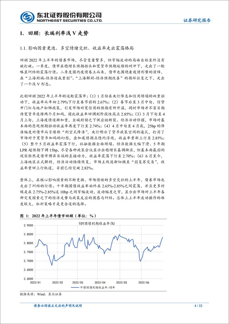 《固收2022年债券市场半年度展望：步入“疫后“-20220630-东北证券-22页》 - 第5页预览图