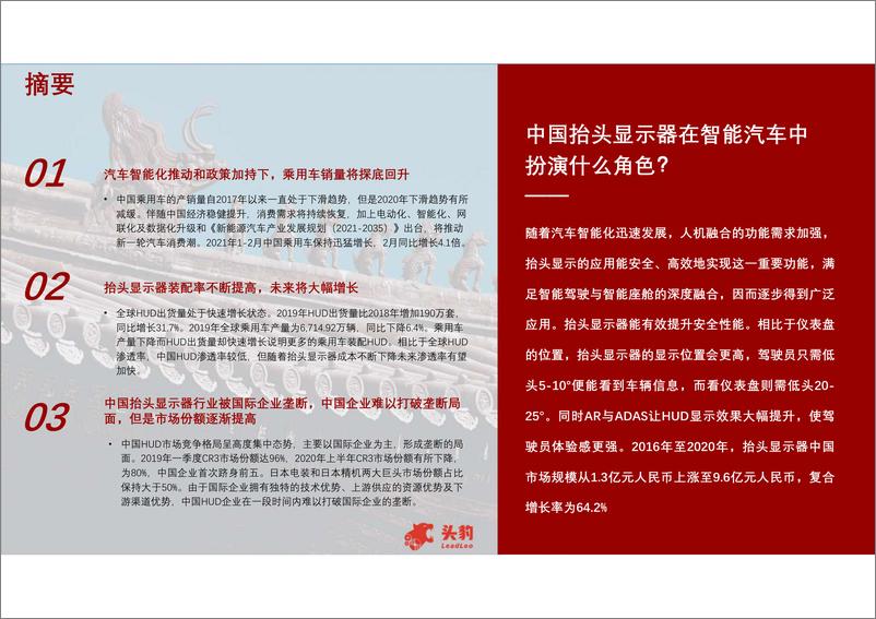 《头豹研究院-2021年中国抬头显示器行业概览》 - 第2页预览图