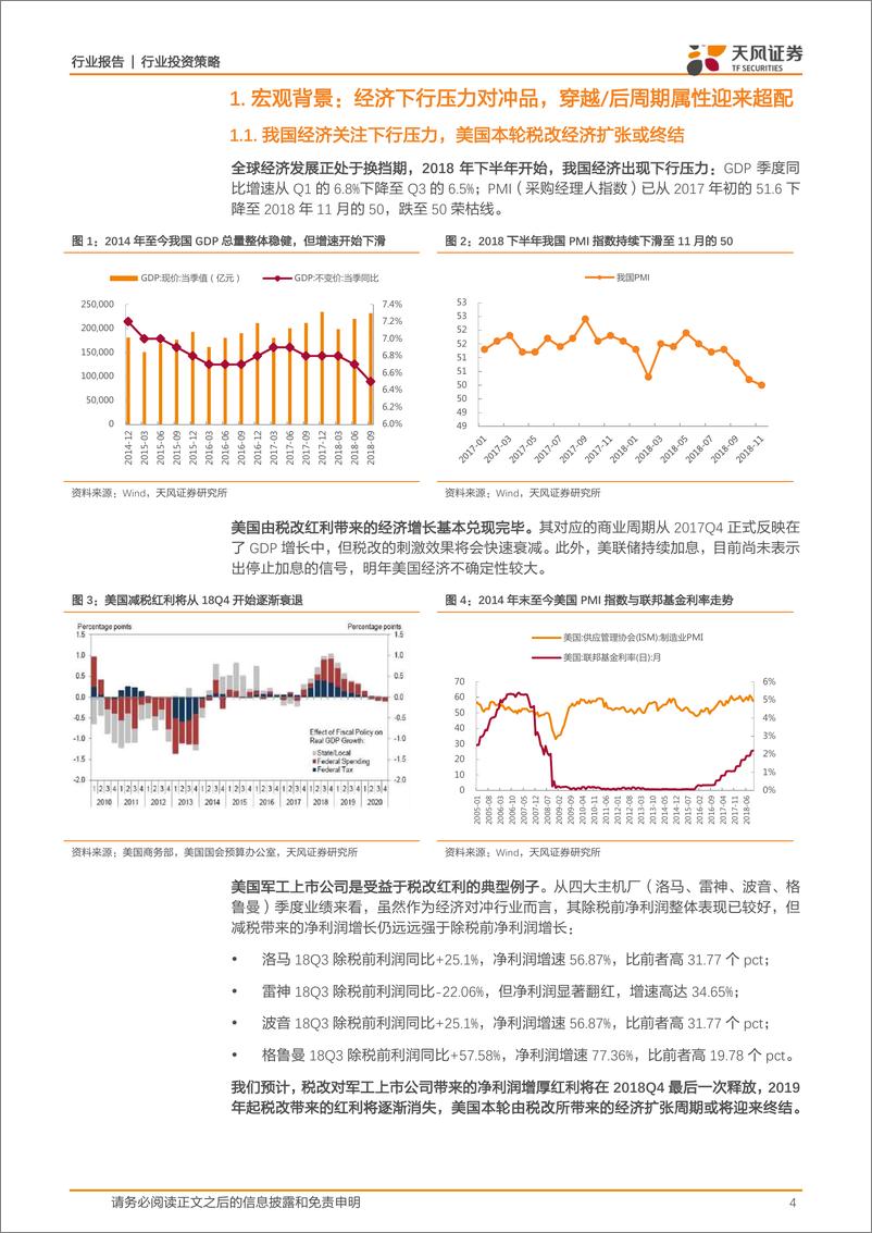 《国防军工行业投资策略：经济下行压力的对冲品，2019从产业拐点到业绩拐点-20190101-天风证券-25页》 - 第5页预览图