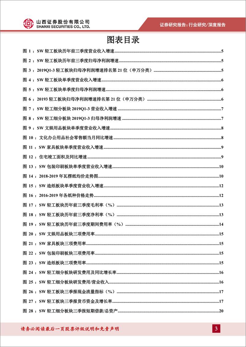 《轻工行业2019年三季报综述：单三季度业绩显着好转，文娱用品业绩亮眼-20191108-山西证券-27页》 - 第4页预览图