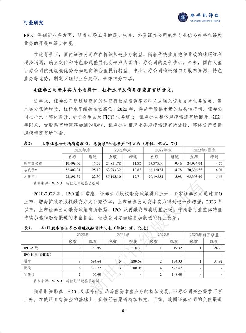 《新世纪评级：2023年证券行业信用回顾与2024年展望报告》 - 第6页预览图