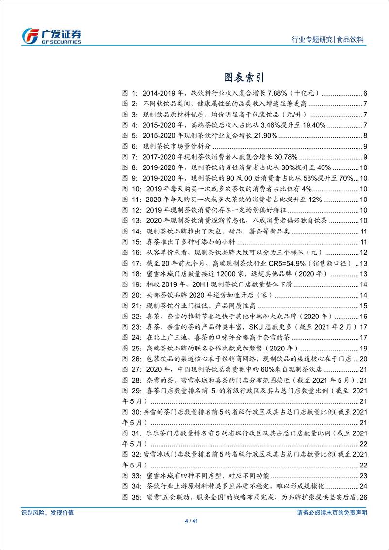 《食品饮料&社服行业：现制茶饮行业处于高速成长期，品牌和供应链突出的公司最受益-20210619-广发证券-41页》 - 第5页预览图