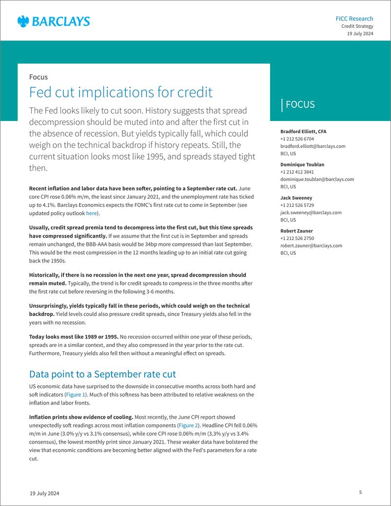 《Barclays_US_Credit_Alpha_Increased_spread_dispersion_brings_opportunities》 - 第5页预览图