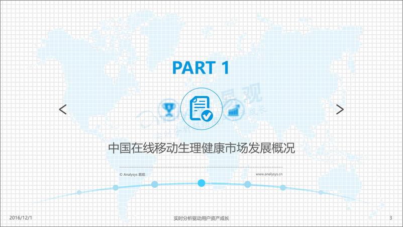 《中国在线移动生理健康市场研究专题分析2016》 - 第3页预览图