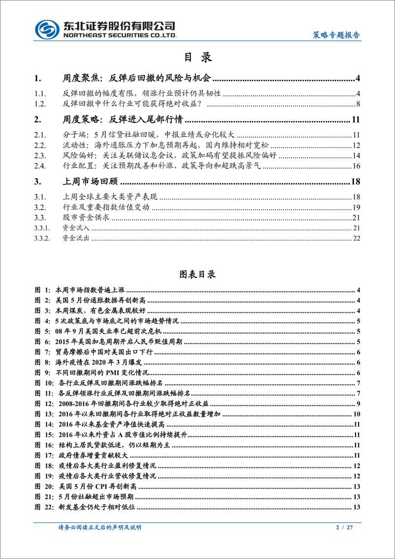 《策略专题报告：反弹后期，仍有结构性行情-20220612-东北证券-27页》 - 第3页预览图