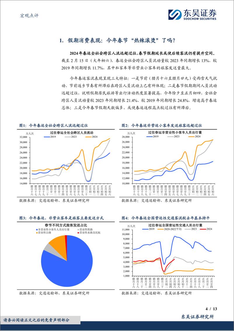 《宏观点评：今年春节“热辣滚烫”了吗？-20240217-东吴证券-13页》 - 第4页预览图