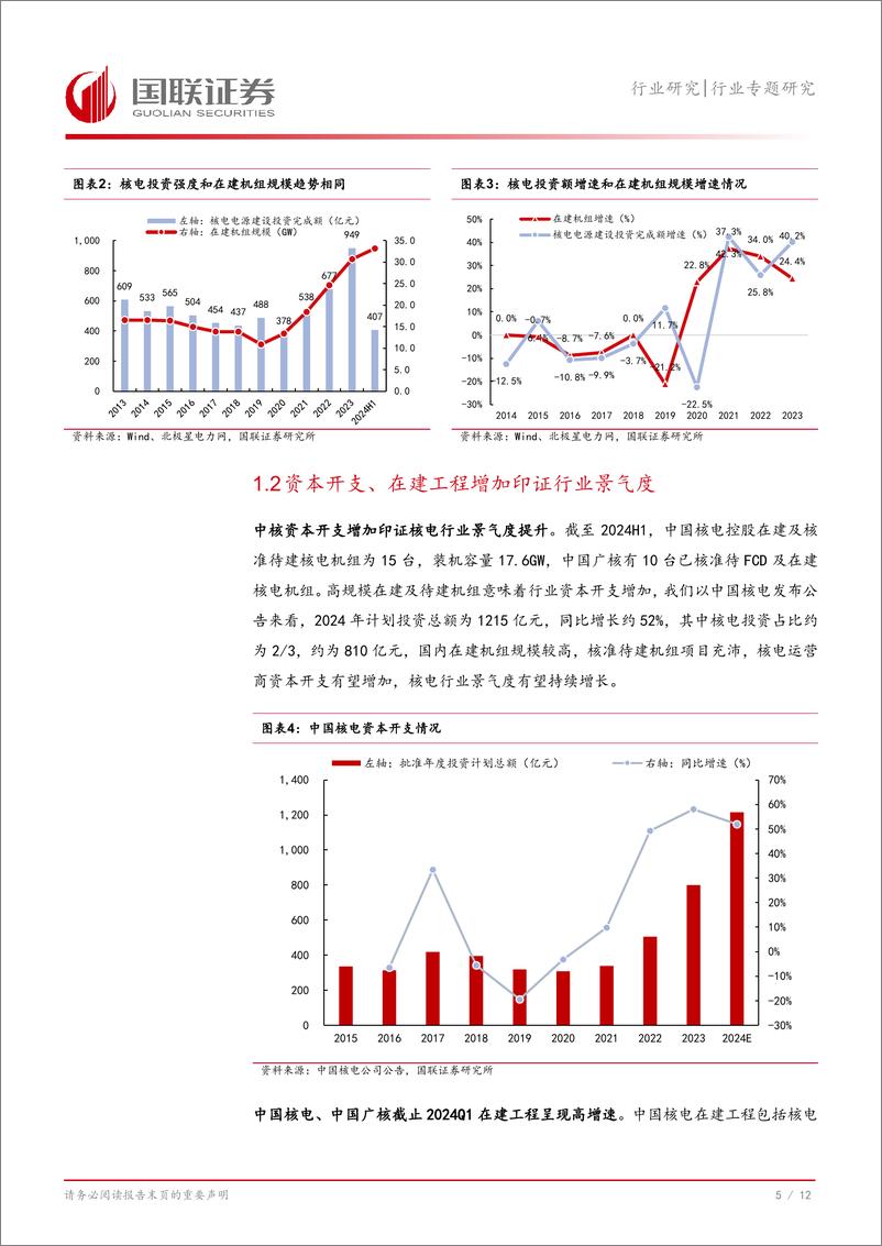 《电力设备行业专题研究：核电投资高增印证行业高景气度-240810-国联证券-13页》 - 第6页预览图
