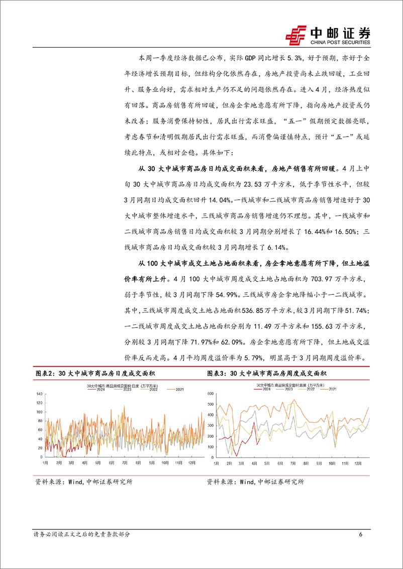 《4月高频数据稳中略降，政策进入落地执行期-240421-中邮证券-34页》 - 第6页预览图