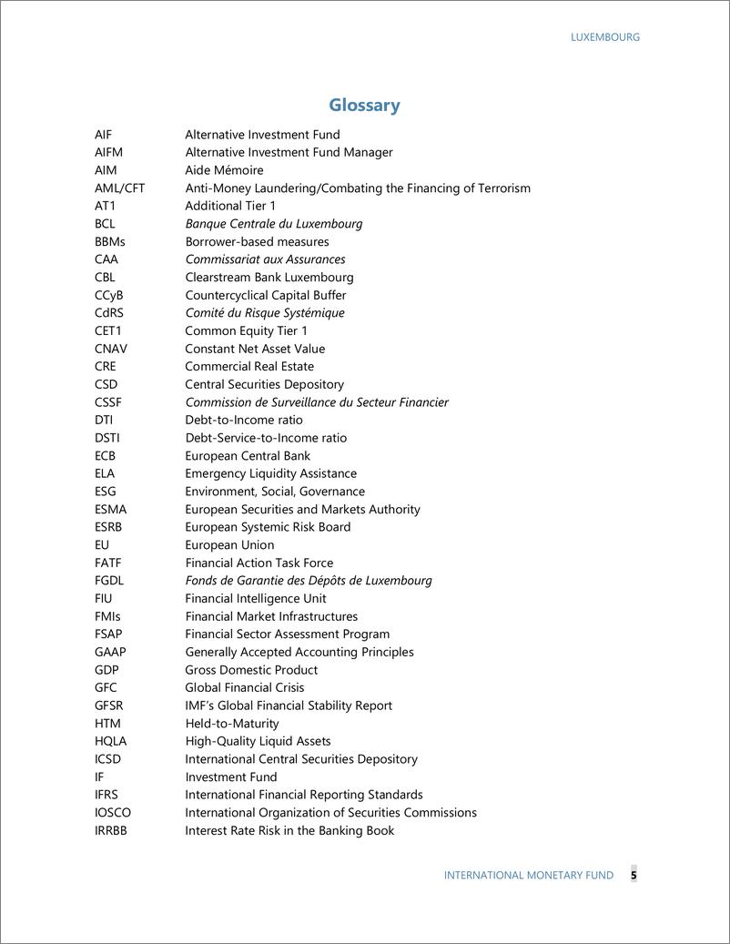 《IMF-卢森堡：金融部门评估计划金融系统稳定性评估（英）-2024.6-72页》 - 第6页预览图