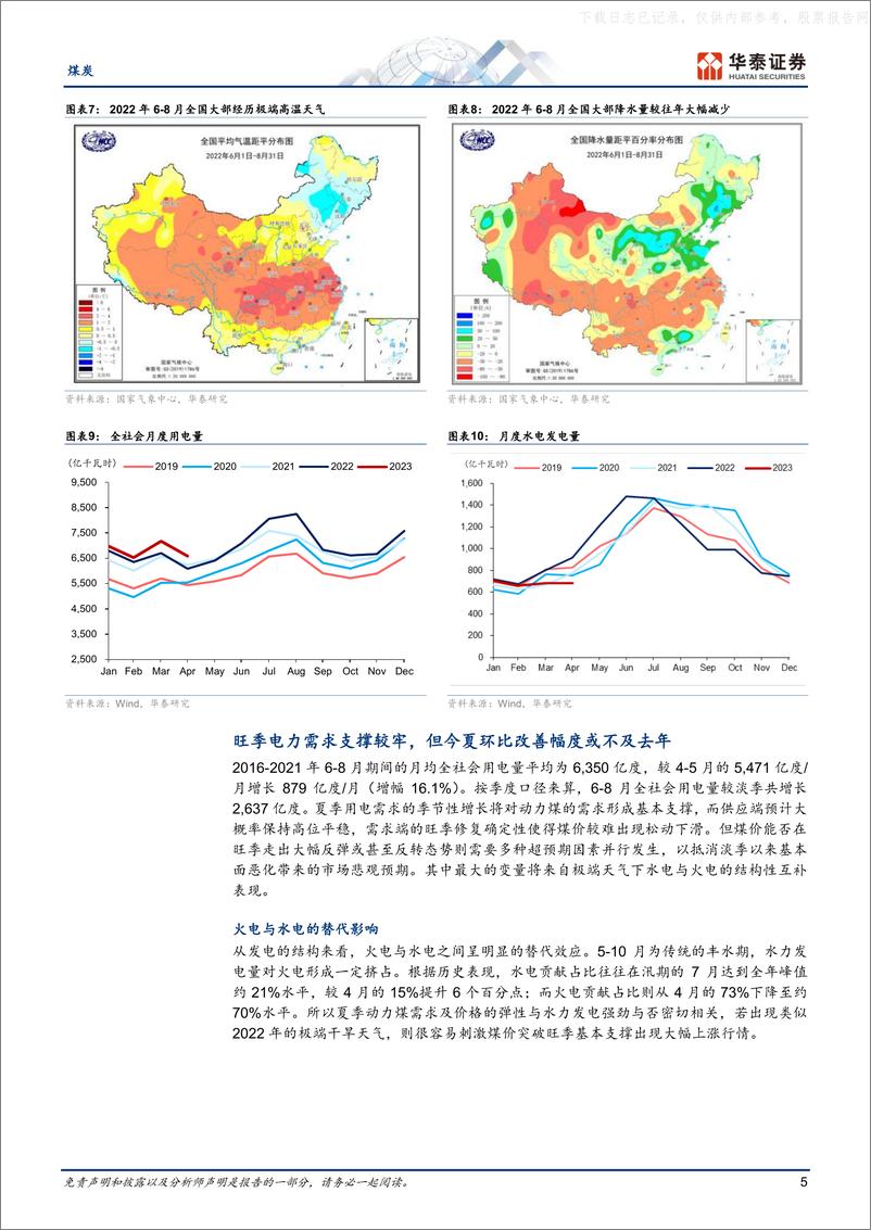 《华泰证券-煤炭行业专题研究-迎峰度夏：天气与库存的博弈-230614》 - 第5页预览图