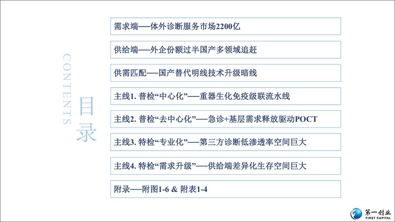 《医药行业体外诊断行业研究：流水线、时检验、特检、外包四大发展主线-20191210-第一创业-49页》 - 第5页预览图