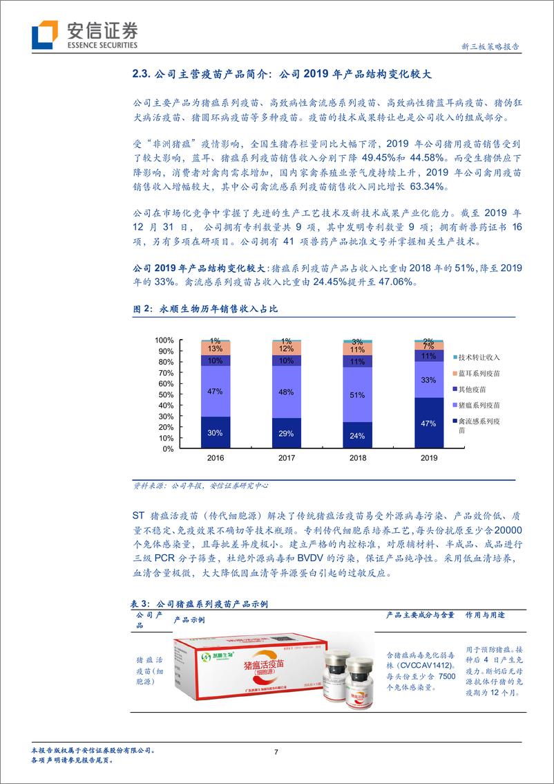 《精选层申报公司巡礼系列：永顺生物，广东省重点农业龙头，有望成为精选层首家动物疫苗企业-20200510-安信证券-28页》 - 第8页预览图