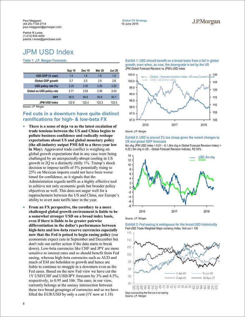 《J.P. 摩根-全球-外汇策略-核心货币观点：当事情变得艰难-2019.6.10-44页》 - 第7页预览图