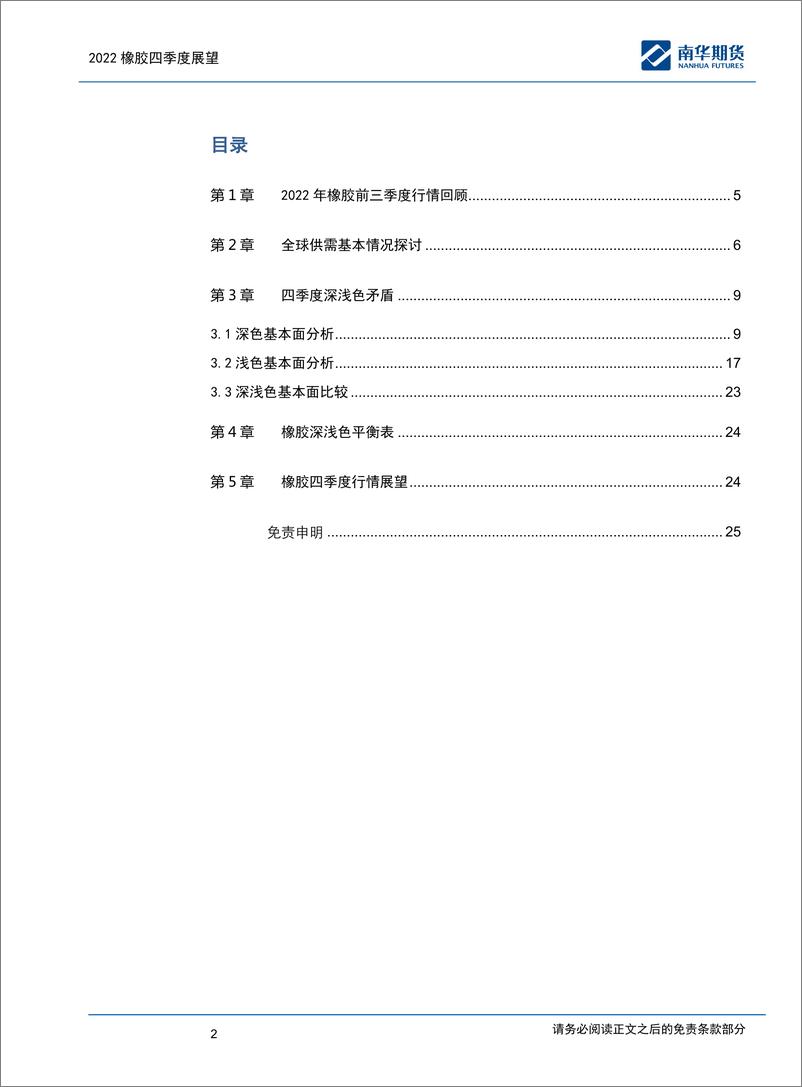 《橡胶2022四季度展望：关注四季度海外需求走弱-20220930-南华期货-25页》 - 第3页预览图